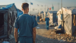 war AMR conflict healthcare worker